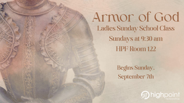 Armor of God Ladies Sunday School