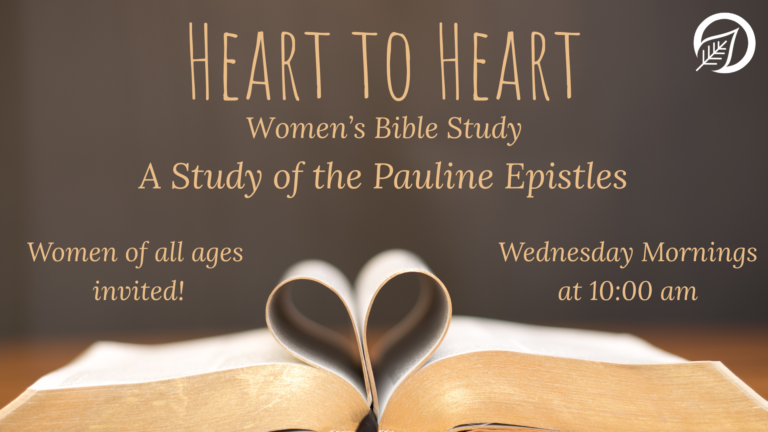 Heart to Heart Women’s Bible Study